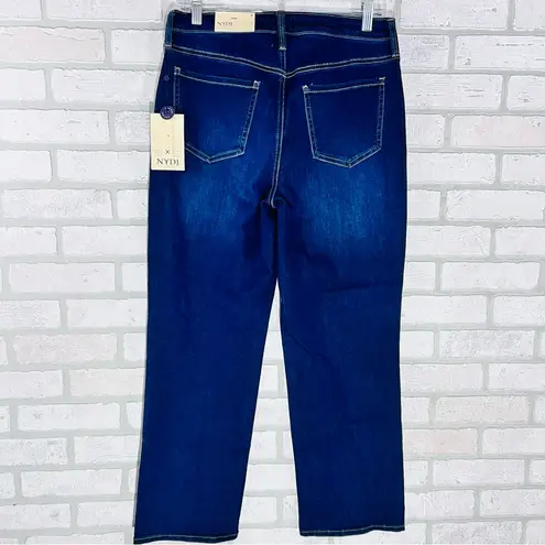 NYDJ NWT Bailey Relaxed Straight Leg Ankle Jeans in Northbridge Wash Size 8