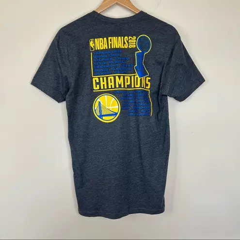 Nba Golden State Warriors 2018  finals champions gray short sleeve tee shirt