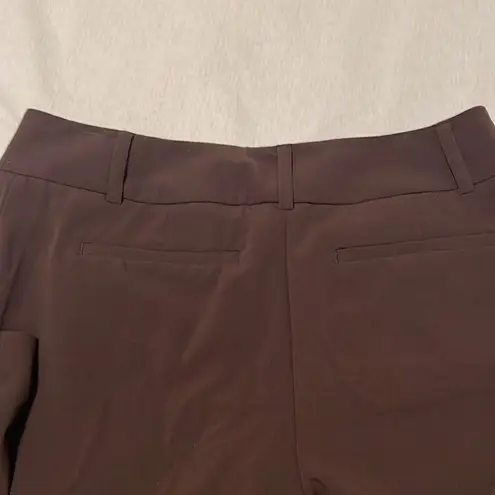 NWOT NY & CO size 12 average brown stretchy zip front pants Brown