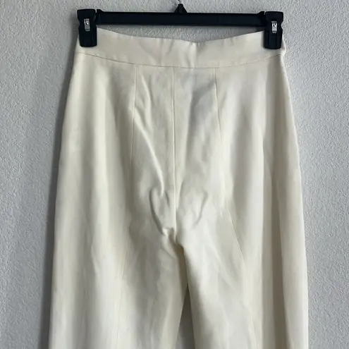 Galvan London Tailored Suit Trousers in Ivory/Cream, NWT, Size 4