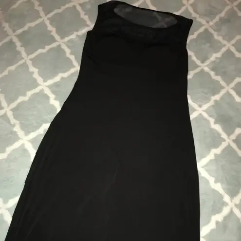 Enfocus Studio NWOT Black horizontal pleated dress