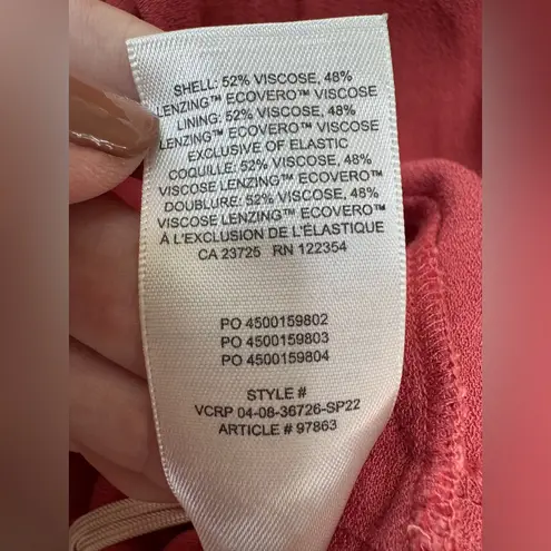 Wilfred Aritzia Fannie Midi Dress in Warm Sienna Red size 4 $148