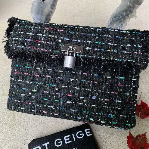 Kurt Geiger Authentic LONDON Tweed LG Crosb/Shoulder bag