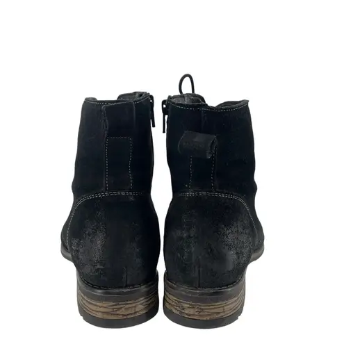 Taos Boot Camp Combat Boots Black Suede Grannycore EU 36 US 5