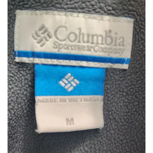 Columbia Women's Puffer Vest Full Zip Up Sleeveless Jacket Medium Gray