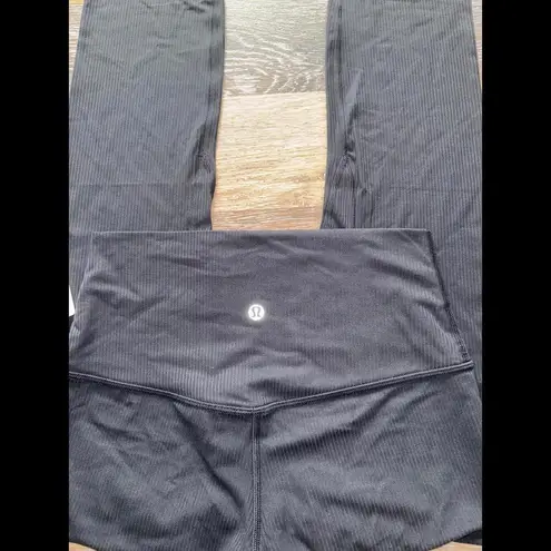 Lululemon  Align Ribbed High Rise 28” Black Size 6 NWT