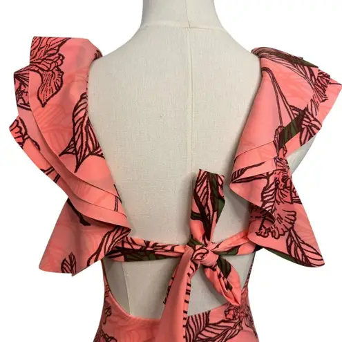 Hutch Calla Ruffle One-Piece Swimsuit. SZ:Small