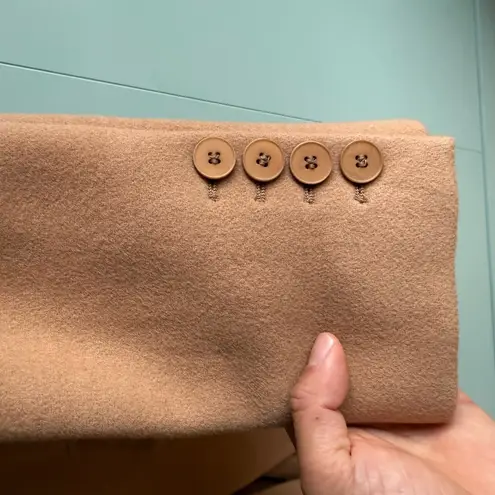 Stella McCartney Bryce Wool Blend Coat, Camel, Sz IT 36/US 0-2