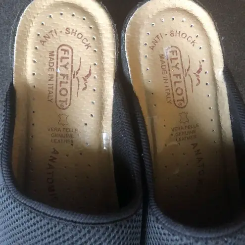 Fly Flot Open Back Clog Slipper Indoors/Outdoors Black Size Women’s 7.5