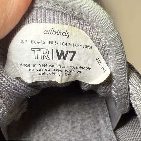 Allbirds Women’s Tree Runner Sneakers Mist Gray Size 7