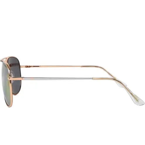 Suzy Levian 53mm Aviator Sunglasses Gold