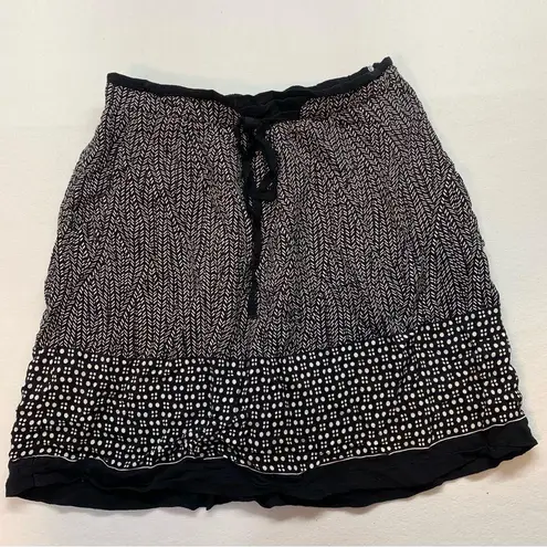 Promod Black and White Bubble Mini Skirt Size 8