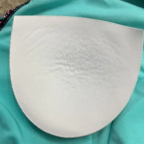 Trillium Halter Neck Black Geometric Tribal Print Swim Bikini Top Size Large