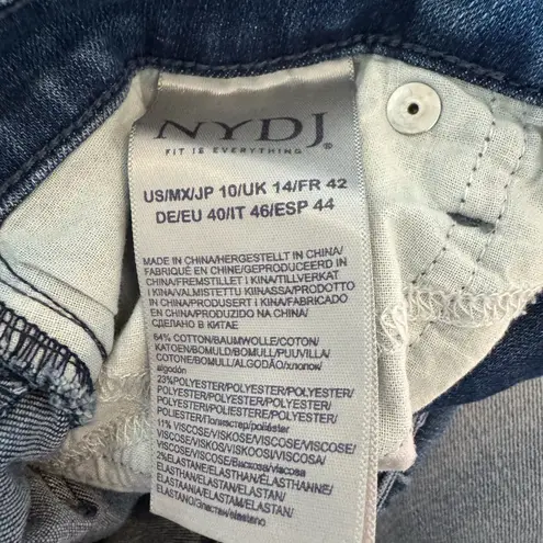 NYDJ embellished Ami Skinny ankle jeans size 10