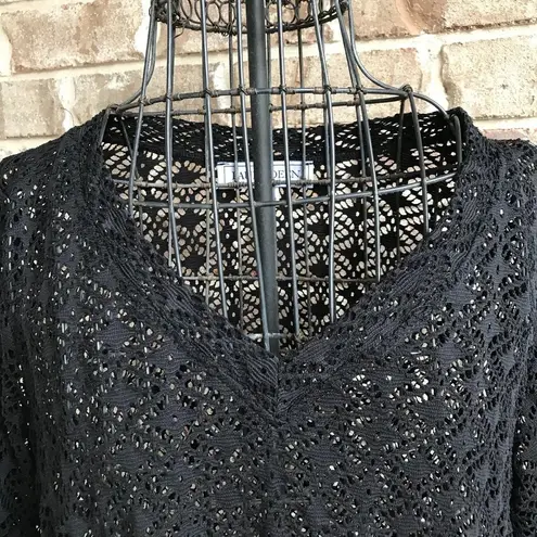 Paula Deen Swimsuit Cover Up Black Oversized XS