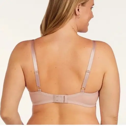 Third Love • Eyelash Lace Demi Bra nude beige Atmosphere soft padded underwire