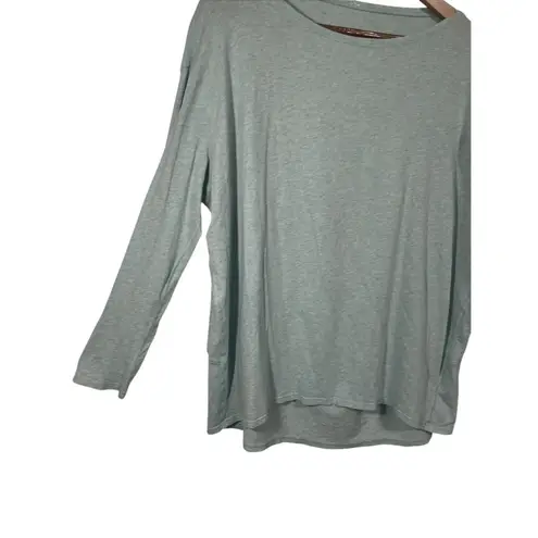 Lululemon Light Blue Long Sleeve Tunic Top Oversized Relaxed Fit Women's Size M Green