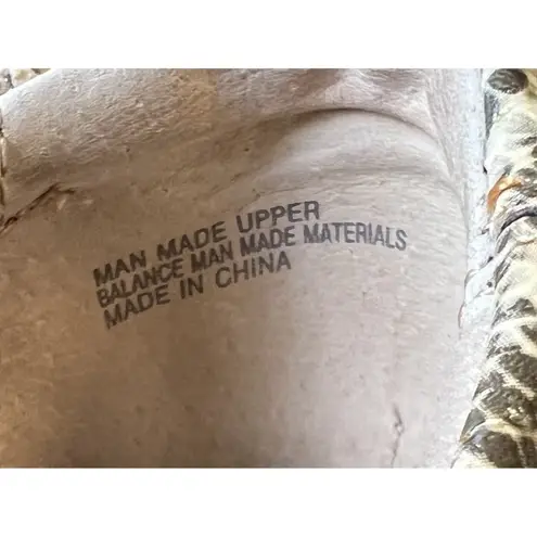 Born concept BOC Shoes Women Sz 8 Peggy Snake Print Slip On Clogs C00087 Brown