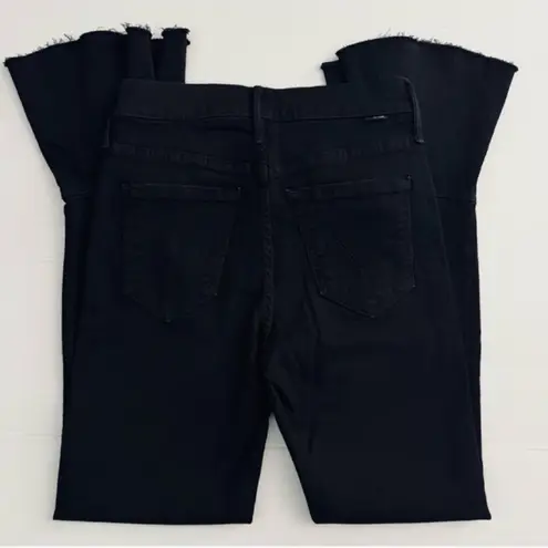 MOTHER The Cha Cha Fray Jeans In Not Guilty Size 25 Black