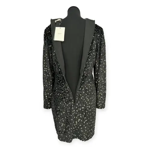 ALC Frank A.L.C. | NWT | Size 12 | Jane Metallic Flecked Burnout Texture Velvet Mini Dress