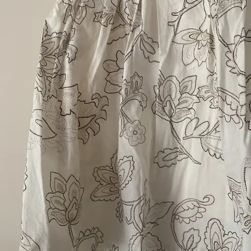 Apt. 9 Women’s  floral print full midi tea skirt size 4, 100% cotton lined NWOT