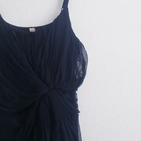 Bailey 44 Sheer Lined Adjustable Tank Top Blouse