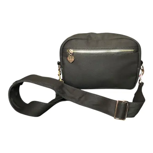 626 x Marissa Leigh Signed Camo Denim Crossbody Bag Detachable Adjustable Strap Green