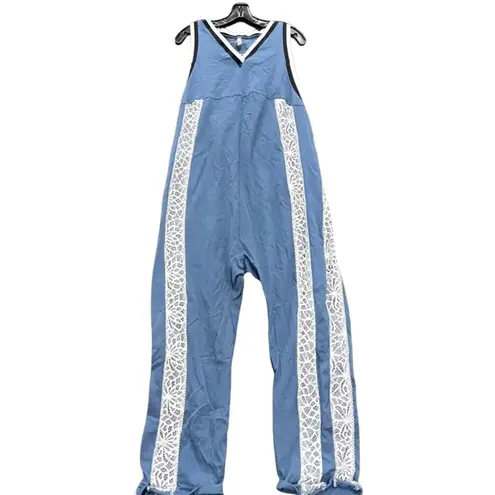 FREE PEOPLE / FP MOVEMENT Day Trip Onesie in Skyline Blue Size XL New w/ Tag SOO