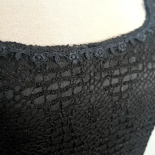 Alex Evenings Vintage Black Bodycon MIDI Dress