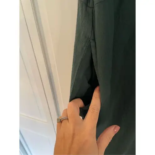 Eucalyptus green cotton pocket dress Size M