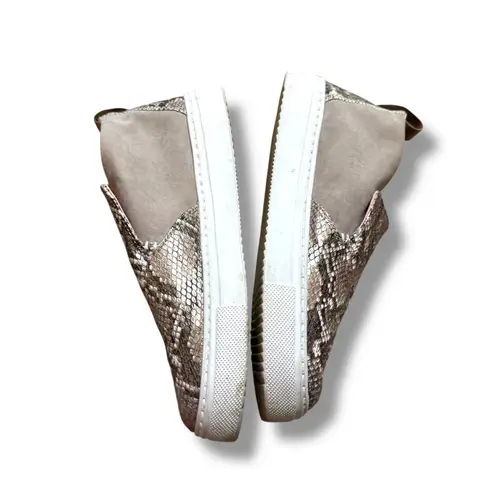 Hey Dude Peyton Slip-On Sneakers Women’s Size 7 Brown Snakeskin Casual Comfort