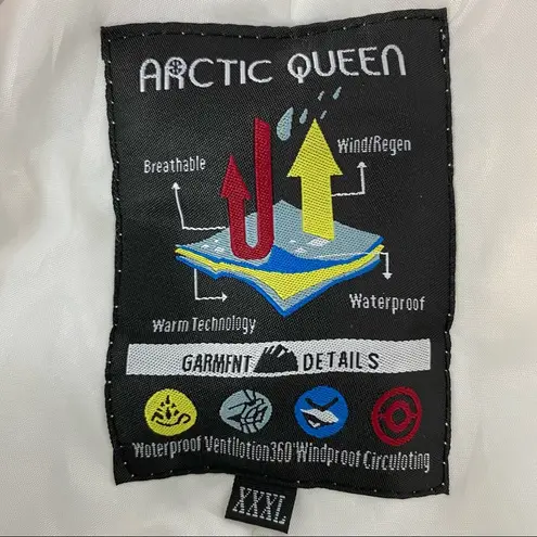 Arctic Queen White Ski Snowboard Winter Waterproof Pants XXXL NEW Size undefined