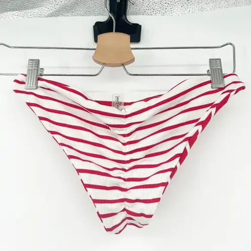 Beach Bunny Womens Angela Skimpy Striped Reversible Swim Bikini Bottom Size XS