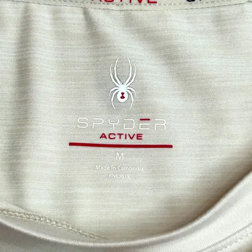 Spyder Active Women’s Short Sleeve Performance Tee Shirt Beige Medium