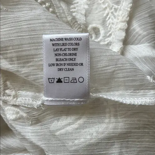 Anthropologie Beyond Vintage Paisley Embroidered Shawl Cover Up