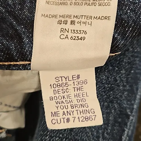 đź’•MOTHER SUPERIORđź’• The Bookie Heel Jeans ~ Did You Bring Me Anything? 26 NWOT Blue