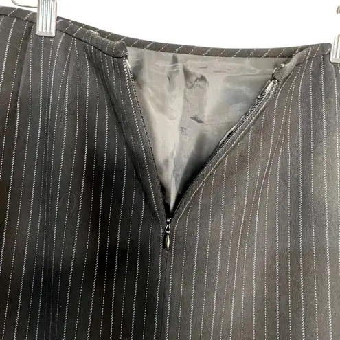 Tahari Arthur S. Levine Petites Women’s Suiting Skirt Black Light Blue Size 12P