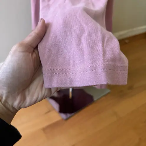 Duluth Trading Co Women's Plus Longtail T 3/4 Sleeve Tunic Pink XL Relaxed Work