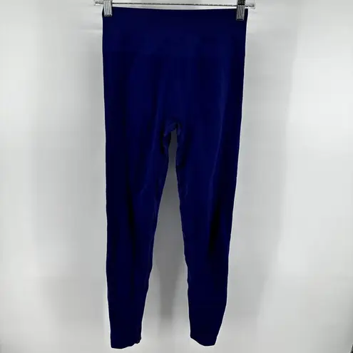 Alphalete  Amplify Leggings Seamless Compression High Waist Gym Sapphire Medium thumbnail 6