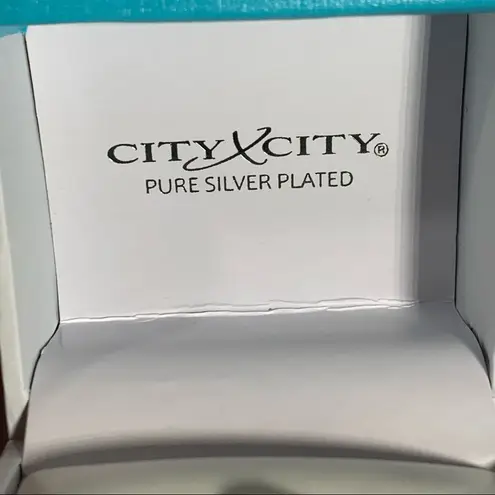 Infinity Symbol Simulated Diamond Silver Ring CZ Size 6