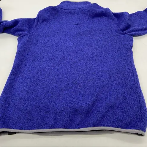 L. L. Bean Sweater Fleece Pullover Purple Size Small