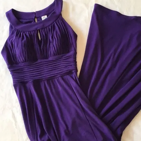✨ Sangria Women's Halter Keyhole Maxi Dress✨ Purple Size 12