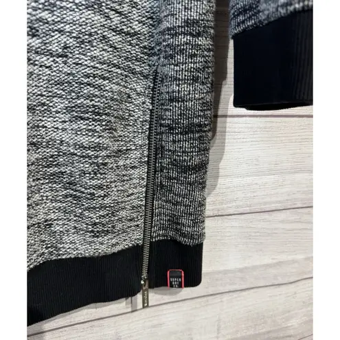 Superdry Dress Womens Medium Black Gray Cut & Sew Sweatshirt Dress Streetwear