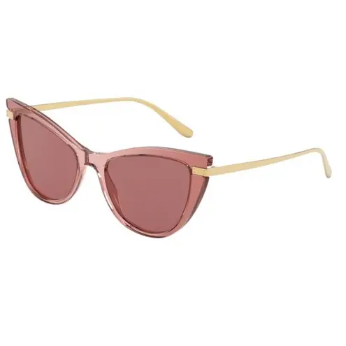 Dolce & Gabbana pink soft cat eye sunglasses