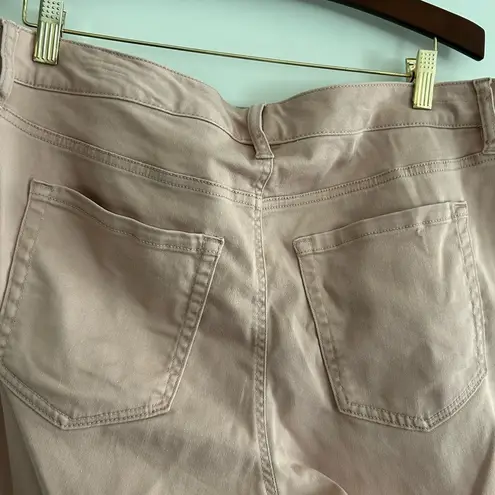 Lane Bryant  Petite Skinny Pants Pink Size 18P - Image 6