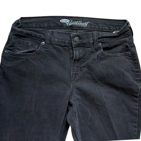 Old Navy Womens  Sweetheart Black Jack Rinse Skinny Jeans - Sz 6