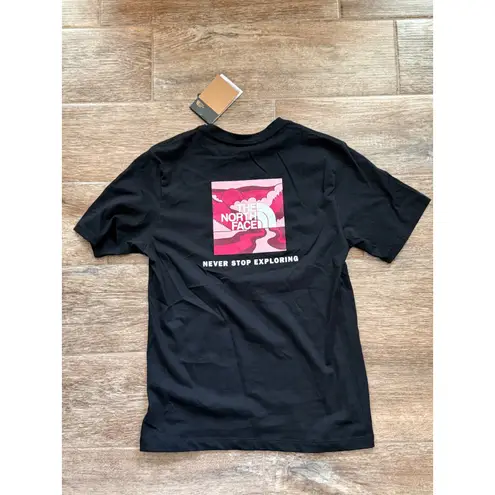 The North Face  Womens Box NSE T Shirt Black Short Sleeve Crew Neck, Size S, NWT