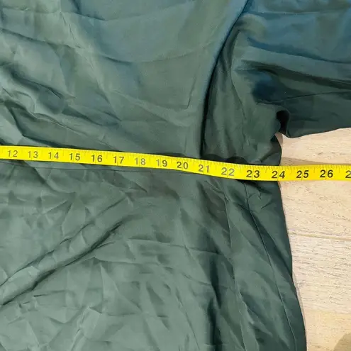 Apiece Apart 100% silk square neckline green romper/jumpsuit NWT