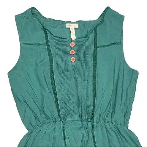 Matilda Jane Down in the Valley Green Sleeveless Maxi Dress size Medium