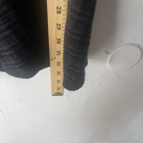 prAna Women's XS Black Knit Cowl Neck Wool Viscose Blend Sweater Mini Dress